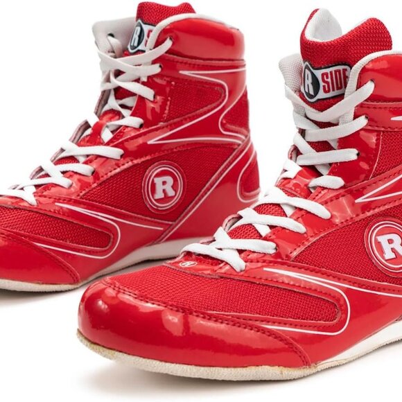 Undefeated Boxing Shoes Synthetic Leather Lightweight High-Top Ankle Shoes for M - Picture 3 of 8
